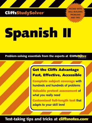 cover image of CliffsStudySolver Spanish II